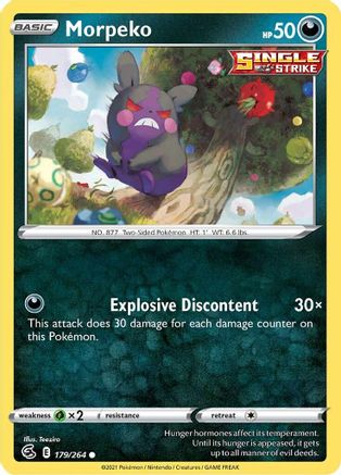 [PKM] Morpeko (179/264) [Sword & Shield: Fusion Strike]
