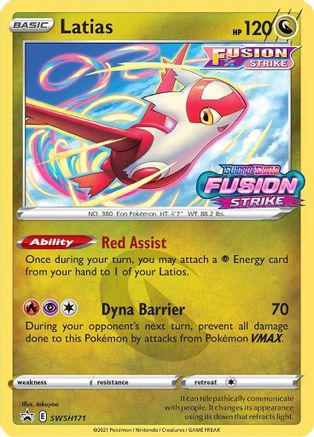 [PKM] Latias (SWSH171) (Prerelease Promo) [Sword & Shield: Black Star Promos]