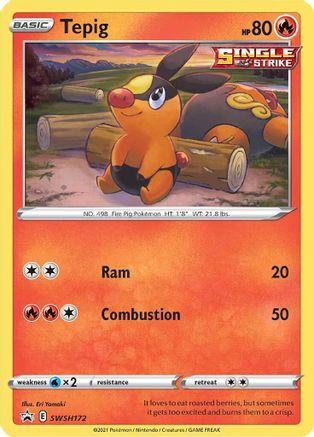 [PKM-R] Tepig (SWSH172) [Sword & Shield: Black Star Promos]