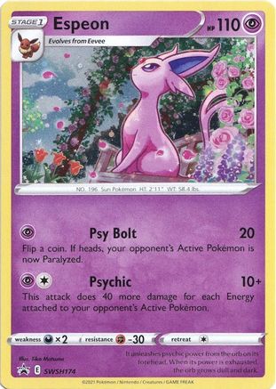 [PKM] Espeon (SWSH174) [Sword & Shield: Black Star Promos]