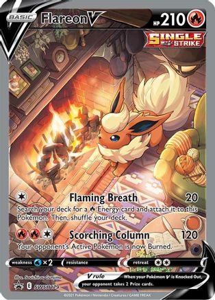 [PKM] Flareon V (SWSH179) [Sword & Shield: Black Star Promos]