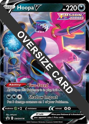 [JUM PKM-R] Hoopa V (SWSH176) (Jumbo Card) [Sword & Shield: Black Star Promos]