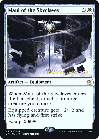 {R} Maul of the Skyclaves [Zendikar Rising Prerelease Promos][PR ZNR 027]