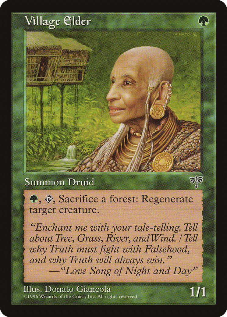 {C} Village Elder [Mirage][MIR 251]