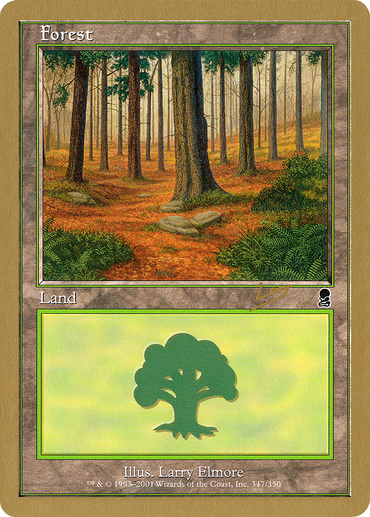 {B}[GB WC02 RL347] Forest (rl347) (Raphael Levy) [World Championship Decks 2002]