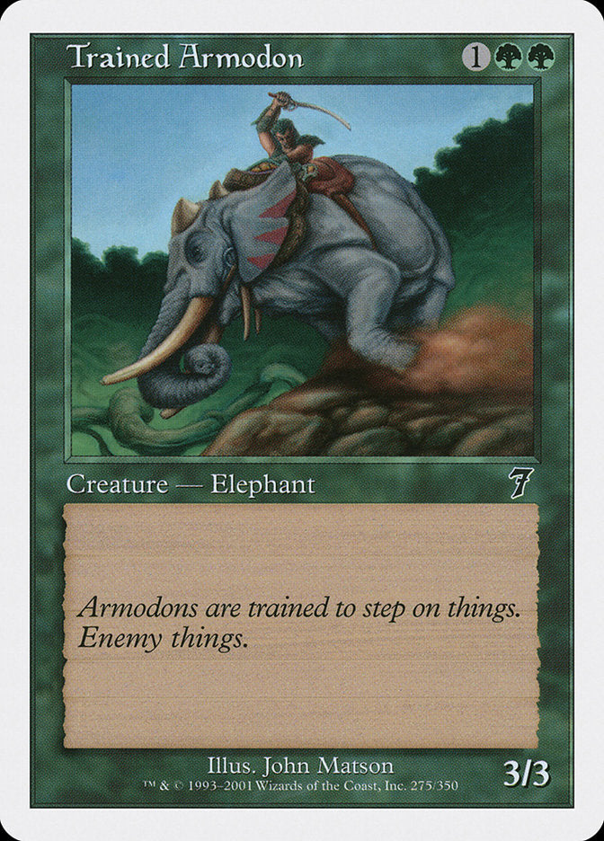 {C} Trained Armodon [Seventh Edition][7ED 275]