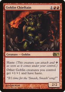 {R} Goblin Chieftain [Magic 2012][M12 138] - Misty Mountain Games