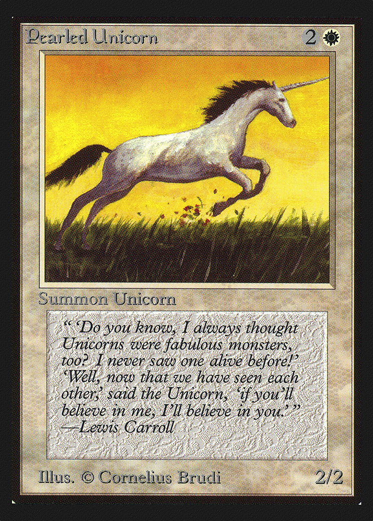 {C} Pearled Unicorn [International CollectorsÃ¢Â€Â™ Edition][GB CEI 031]