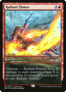 {R} Radiant Flames (Game Day) [Battle for Zendikar Promos][PA BFZ 151]