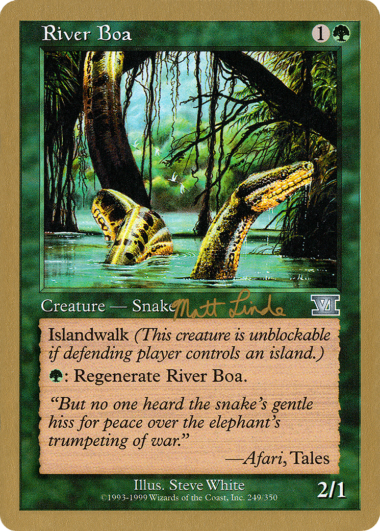 {C} River Boa (Matt Linde) [World Championship Decks 1999][GB WC99 ML249]