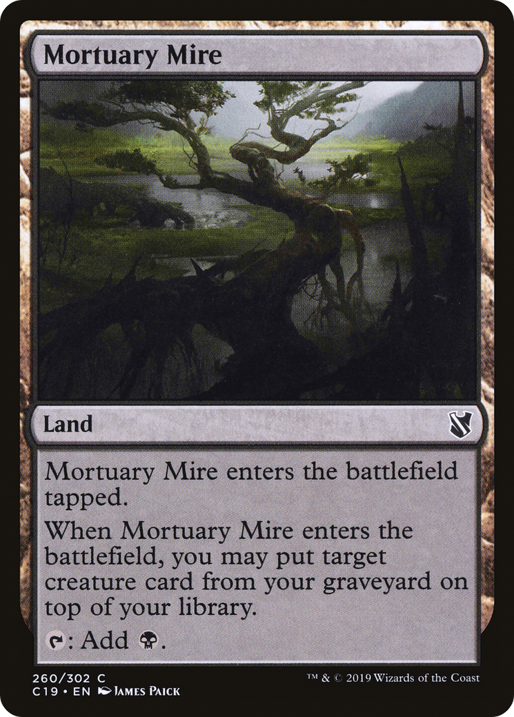 {C} Mortuary Mire [Commander 2019][C19 260]