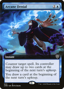 {C} Arcane Denial (Extended Art) [Commander Legends][CMR 630]
