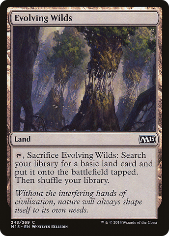 {C} Evolving Wilds [Magic 2015][M15 243]