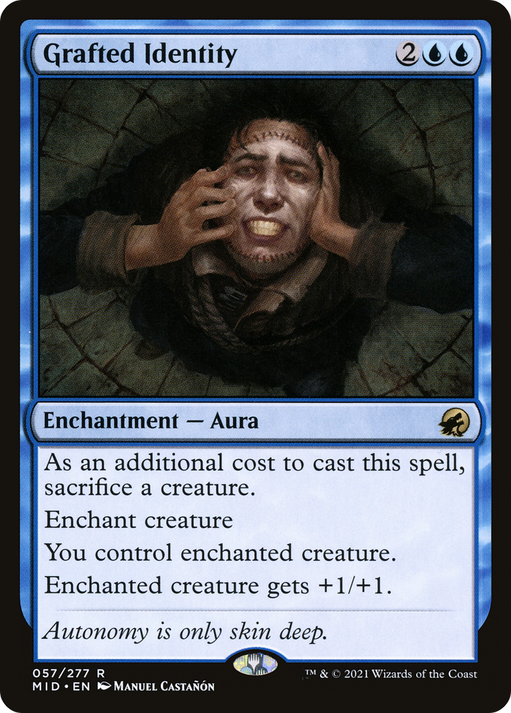 {R} Grafted Identity [Innistrad: Midnight Hunt][MID 057]