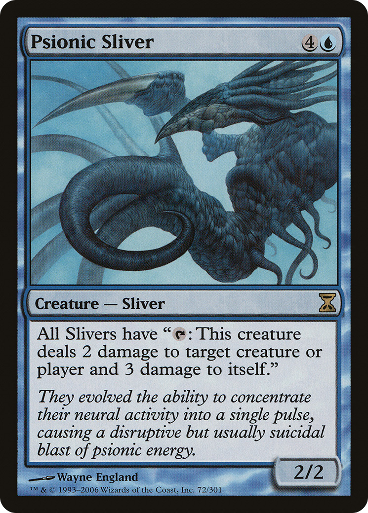 {R} Psionic Sliver [Time Spiral][TSP 072] - Misty Mountain Games
