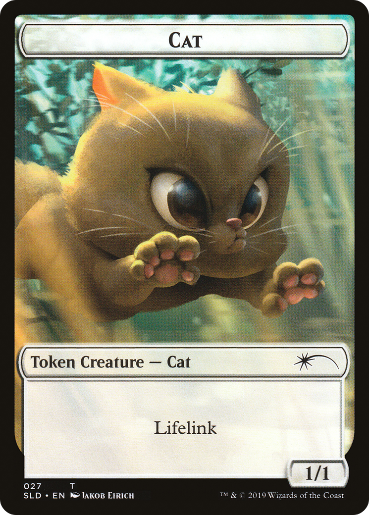 {C} Cat (27) // Cat (28) Double-sided Token [Secret Lair Drop Series][SLD 027]
