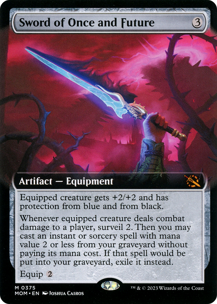 {R} Sword of Once and Future (Extended Art) [March of the Machine][MOM 375]