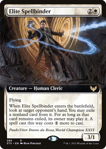{R} Elite Spellbinder (Extended Art) [Strixhaven: School of Mages][STX 289]