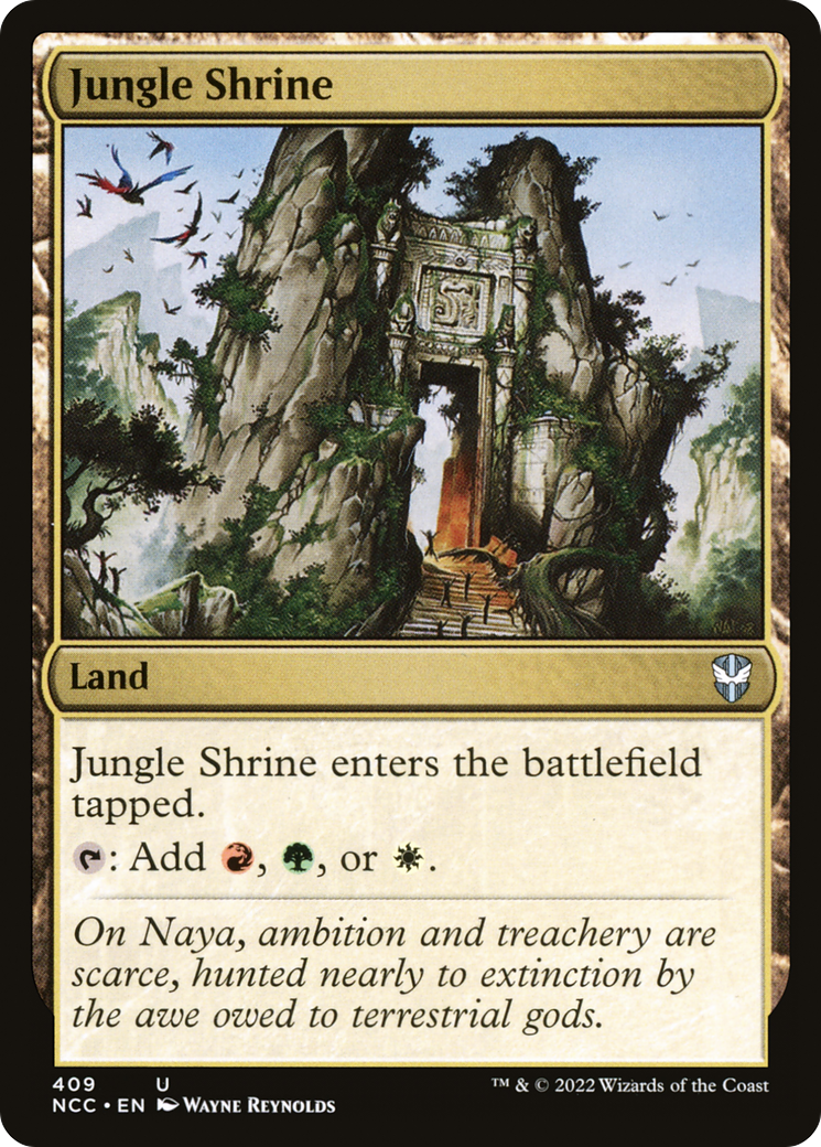 {C} Jungle Shrine [Streets of New Capenna Commander][NCC 409]