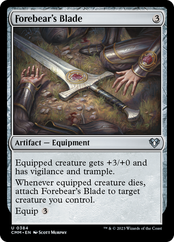 {C} Forebear's Blade [Commander Masters][CMM 384]
