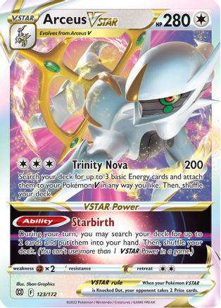 [PKM-R] Arceus VSTAR (123/172) [Sword & Shield: Brilliant Stars]