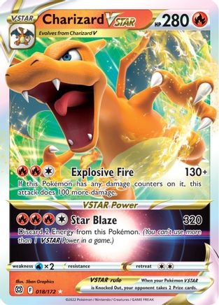[PKM-R] Charizard VSTAR (018/172) [Sword & Shield: Brilliant Stars]