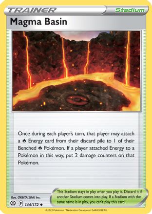 [PKM] Magma Basin (144/172) [Sword & Shield: Brilliant Stars]