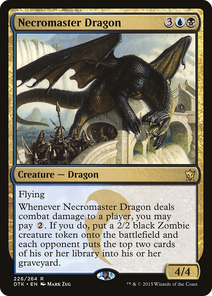 {R} Necromaster Dragon [Dragons of Tarkir][DTK 226] - Misty Mountain Games