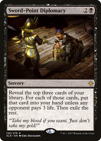 {R} Sword-Point Diplomacy [Ixalan][XLN 126]