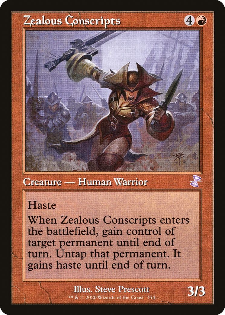 {R} Zealous Conscripts (Timeshifted) [Time Spiral Remastered][TSR 354]
