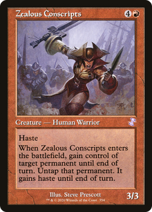 {R} Zealous Conscripts (Timeshifted) [Time Spiral Remastered][TSR 354]