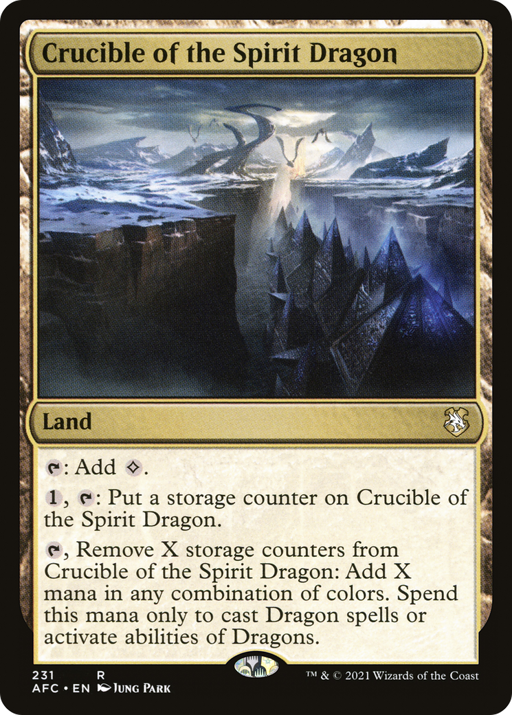{R} Crucible of the Spirit Dragon [Dungeons & Dragons: Adventures in the Forgotten Realms Commander][AFC 231]