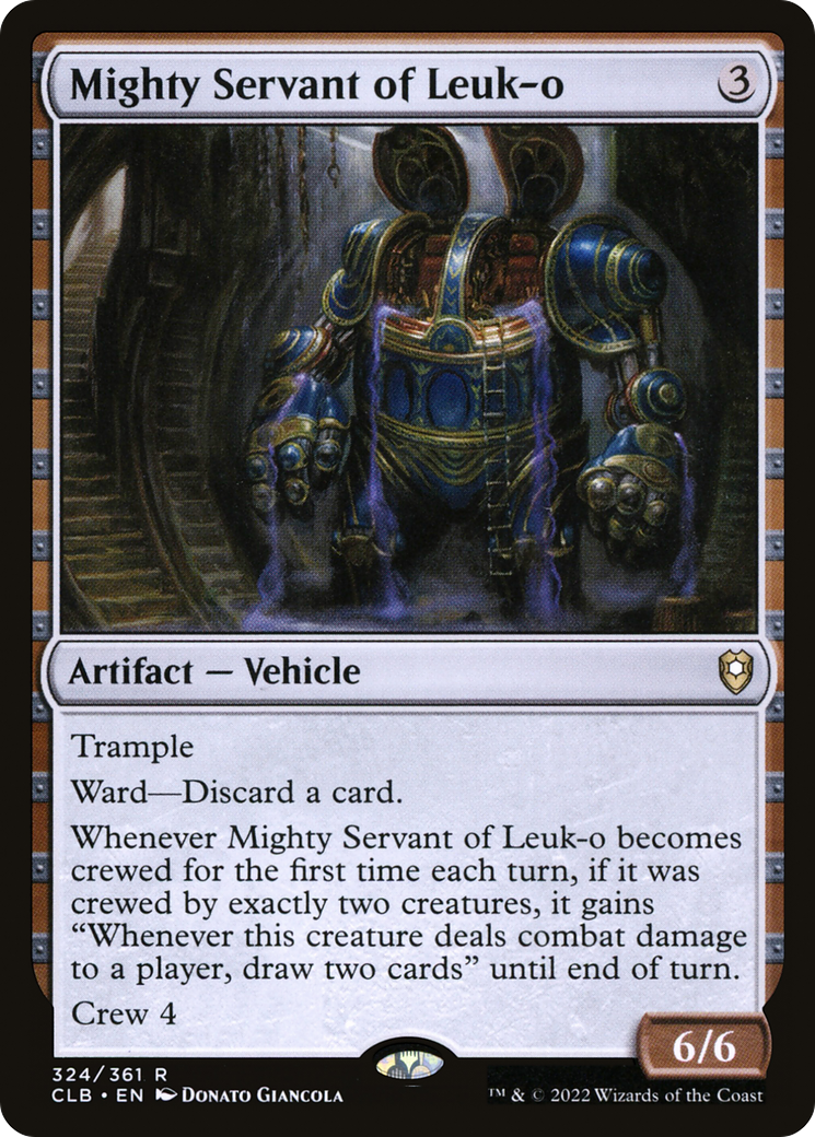 {R} Mighty Servant of Leuk-o [Commander Legends: Battle for Baldur's Gate][CLB 324]
