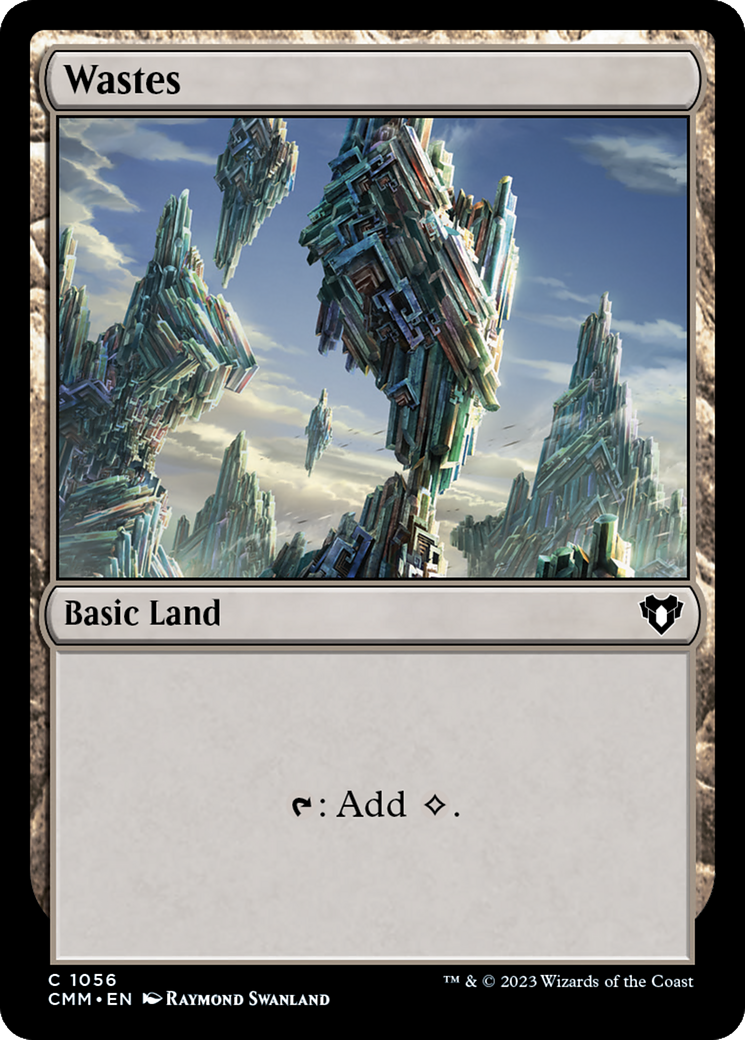 {B} Wastes (1055) [Commander Masters][CMM 1056]