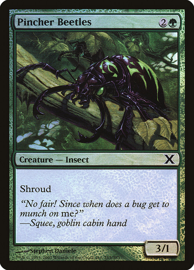 {C} Pincher Beetles (Premium Foil) [Tenth Edition][FP 10E 285]