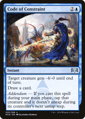 {C} Code of Constraint [Ravnica Allegiance][RNA 035]