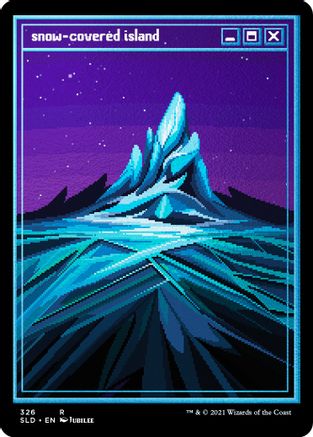 {R} Snow-Covered Island (Foil Etched) [Secret Lair Drop Series][ET SLD 326]
