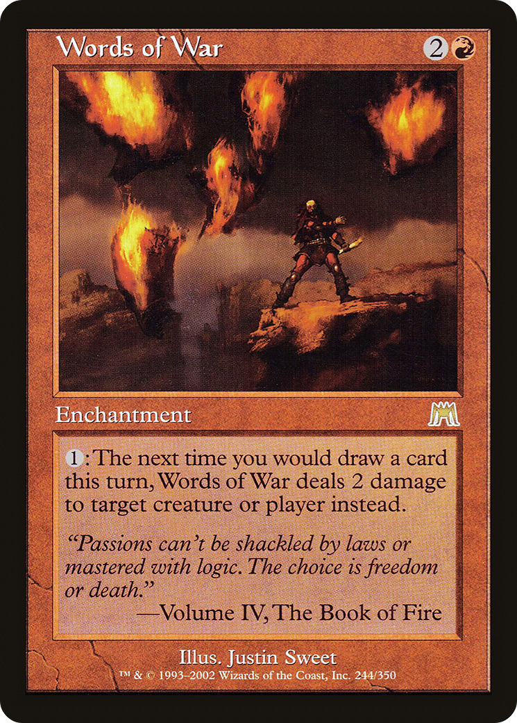 {R} Words of War [Onslaught][ONS 244]
