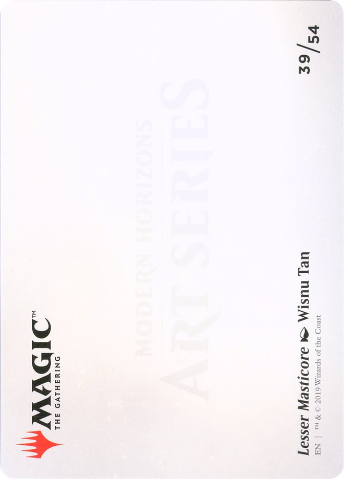 {A} Lesser Masticore // Lesser Masticore [Modern Horizons Art Series][AMH1 039]