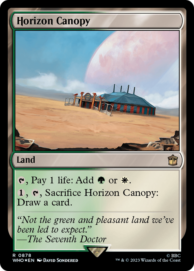 {R} Horizon Canopy (Surge Foil) [Doctor Who][WHO 878]