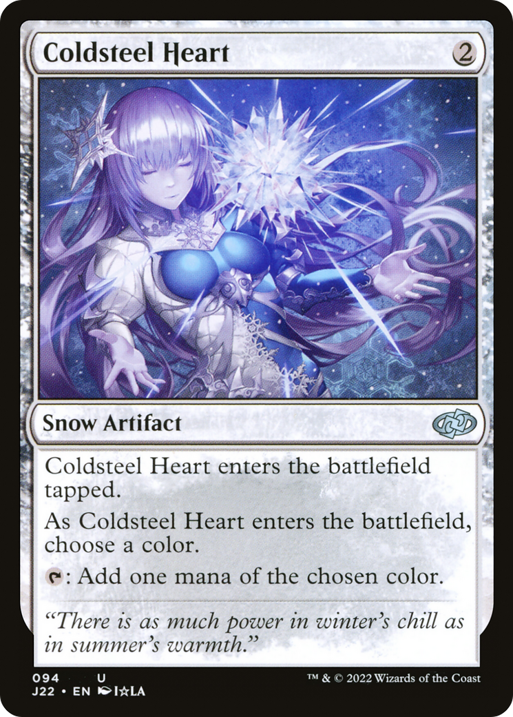 {C} Coldsteel Heart (Showcase) [Jumpstart 2022][J22 094]