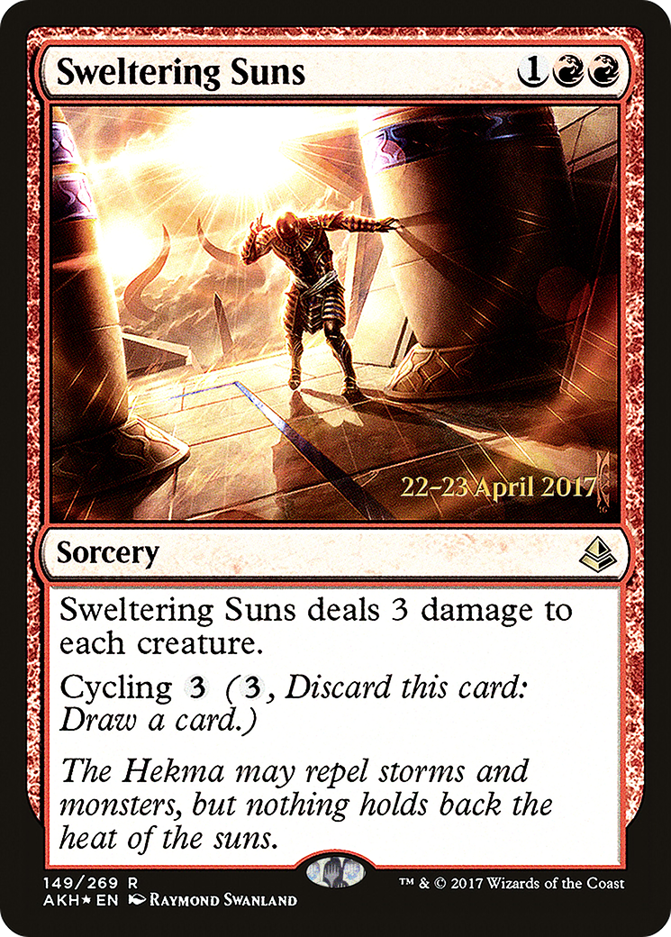 {R} Sweltering Suns [Amonkhet Prerelease Promos][PR AKH 149] - Misty Mountain Games