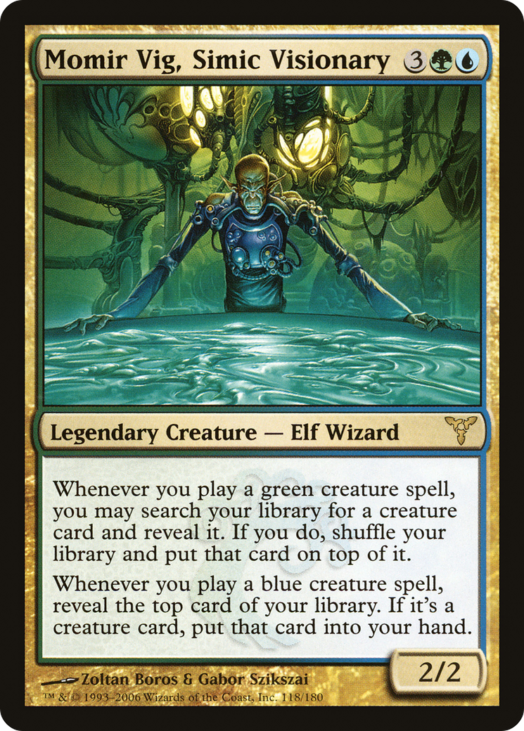 {R} Momir Vig, Simic Visionary [Dissension][DIS 118] - Misty Mountain Games