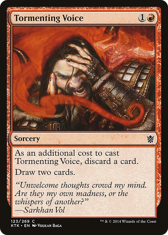 {C} Tormenting Voice [Khans of Tarkir][KTK 123]