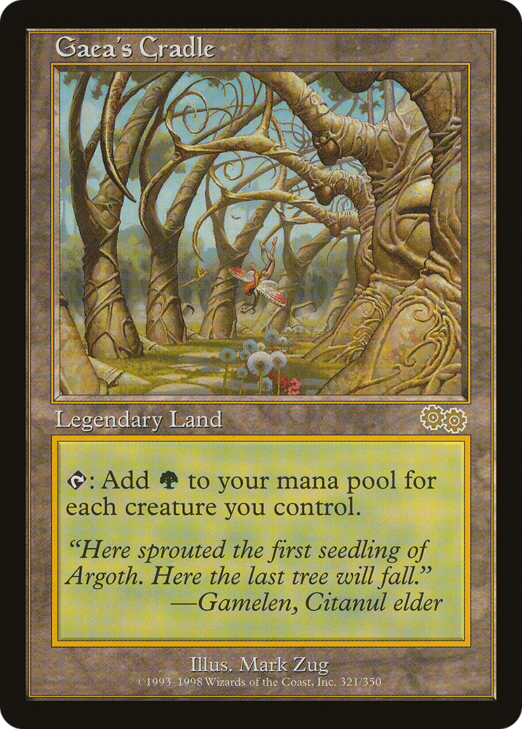 {R} Gaea's Cradle [Urza's Saga][USG 321] - Misty Mountain Games