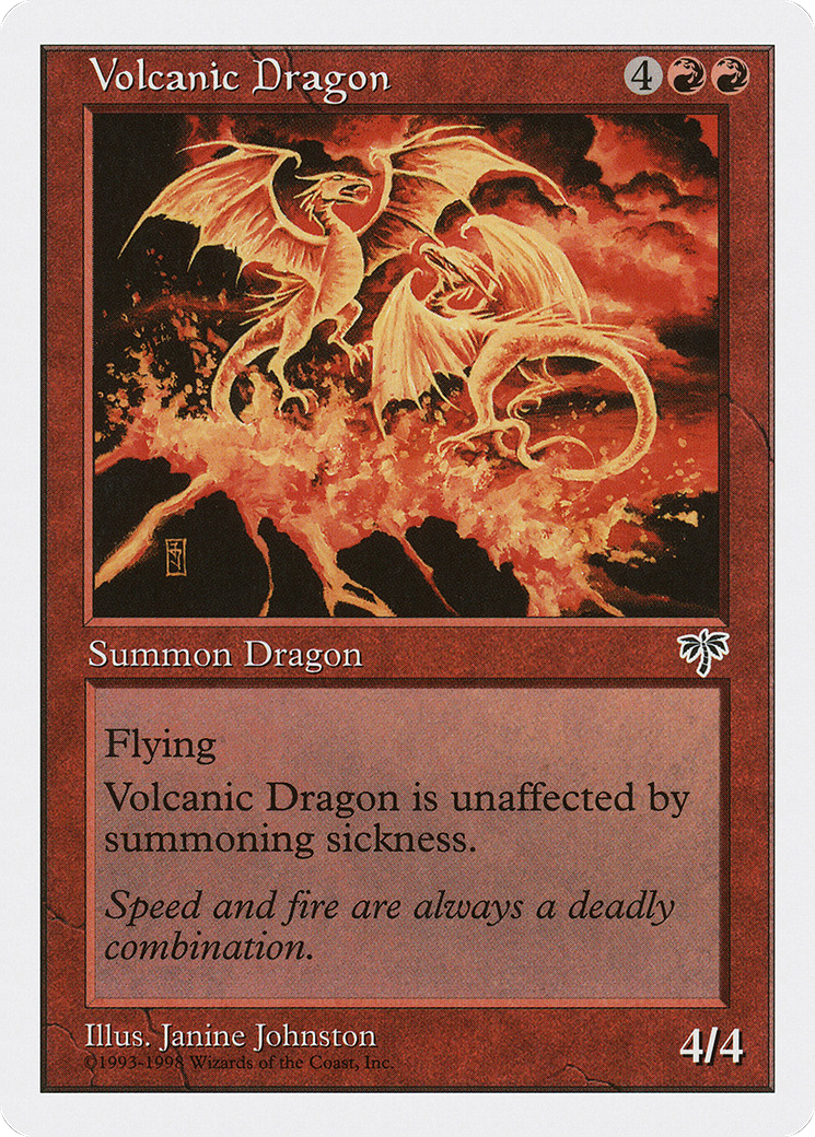 {R} Volcanic Dragon [Anthologies][ATH 051] - Misty Mountain Games