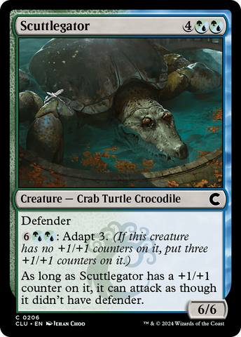 {C} Scuttlegator [Ravnica: Clue Edition][CLU 206]
