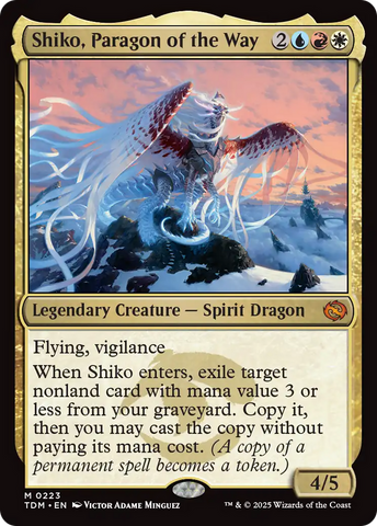{@R} Shiko, Paragon of the Way [Tarkir: Dragonstorm][TDM 223]