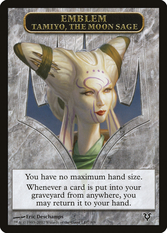 {T} Tamiyo, the Moon Sage Emblem [Avacyn Restored Tokens][TAVR 008]