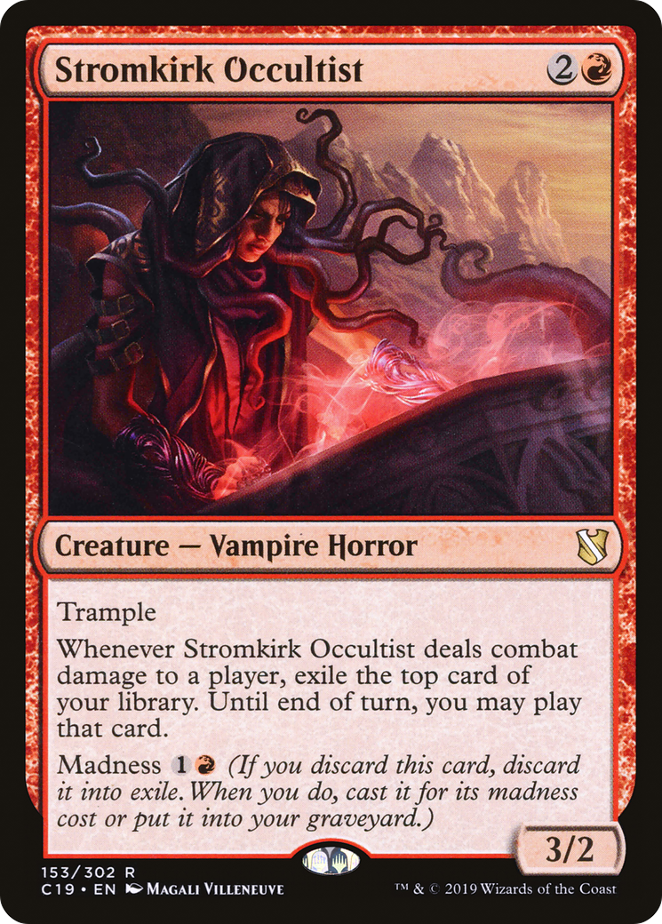 {R} Stromkirk Occultist [Commander 2019][C19 153]